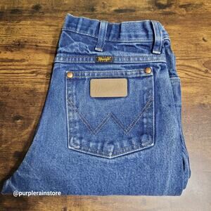 Wrangler Jeans Tag 30x32 Measures 29x31 Cowboy Cut Slim Fit 936DEN Western